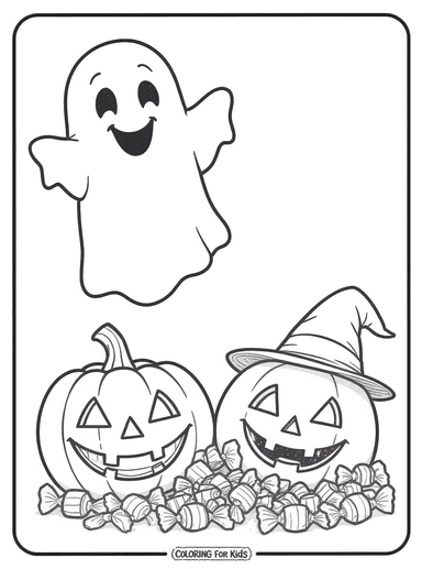 AI-generated coloring page examples